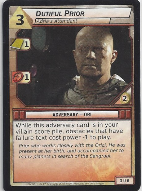 Dutiful Prior, Adrias Attendant